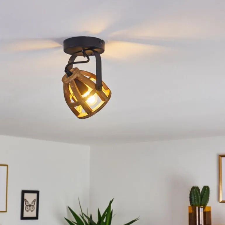 Plafonnier Haervej Noir, 1 lumière