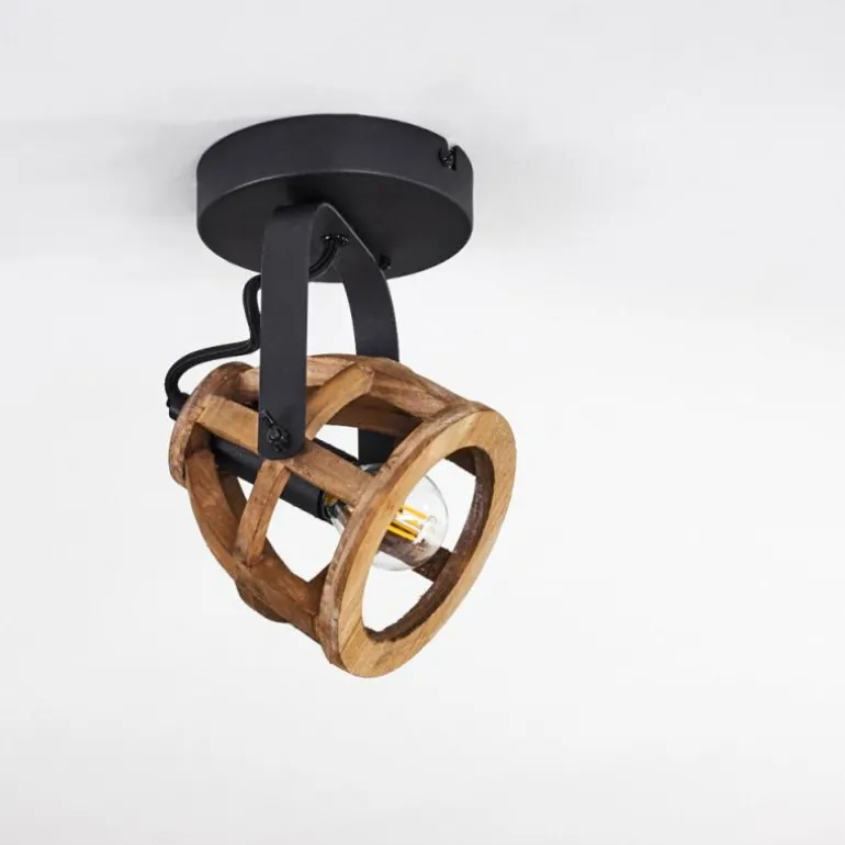 Plafonnier Haervej Noir, 1 lumière