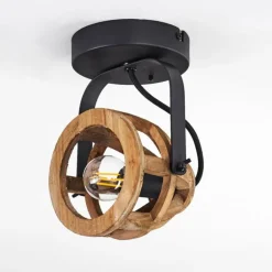 Plafonnier Haervej Noir, 1 lumière