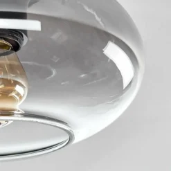 Plafonnier Haikala Clair, Fumé, 3 lumières