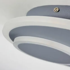 Plafonnier Harea LED Gris, 1 lumière