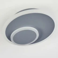 Plafonnier Harea LED Gris, 1 lumière