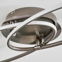 Plafonnier Harpeth LED Nickel mat, 1 lumière