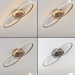 Plafonnier Harpeth LED Nickel mat, 1 lumière