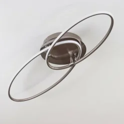 Plafonnier Harpeth LED Nickel mat, 1 lumière