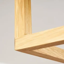 Plafonnier Harran Chrome, Écru, Noir, 3 lumières