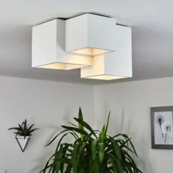 Plafonnier Hatusao Blanc, 3 lumières