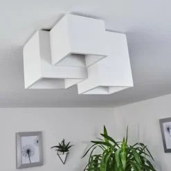 Plafonnier Hatusao Blanc, 3 lumières