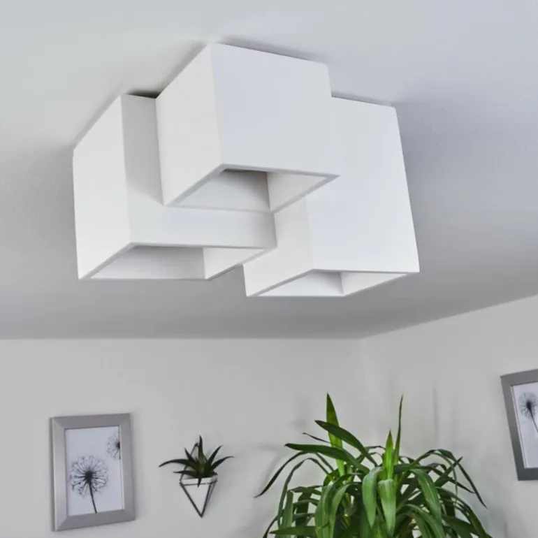 Plafonnier Hatusao Blanc, 3 lumières