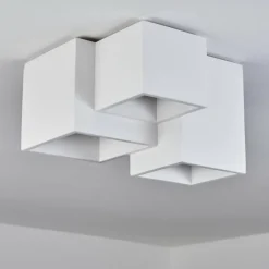 Plafonnier Hatusao Blanc, 3 lumières