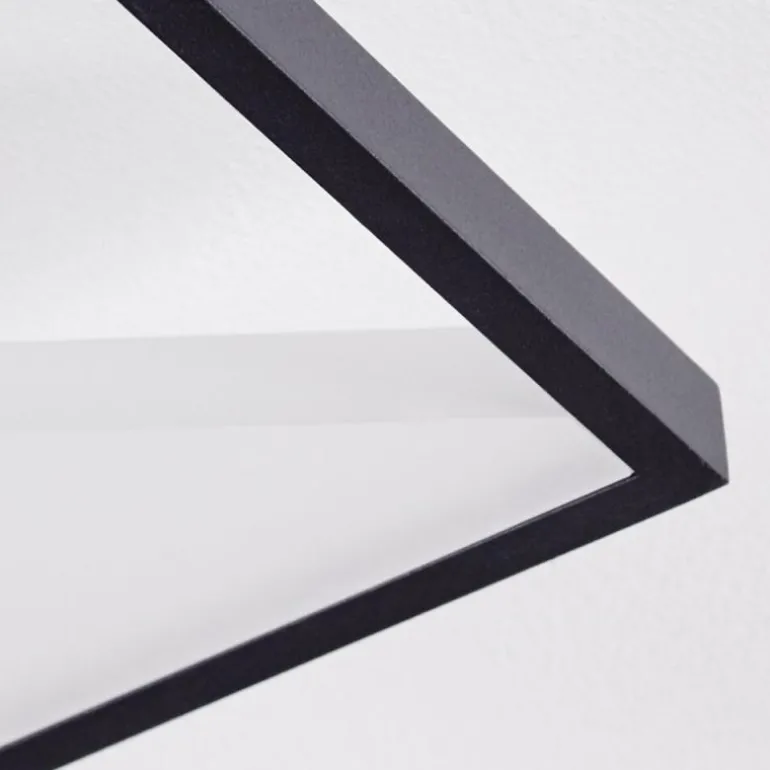 Plafonnier Haya LED Noir, 4 lumières