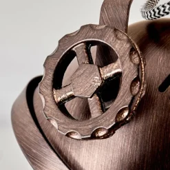 Plafonnier Herford Bois clair, Cuivre, 2 lumières