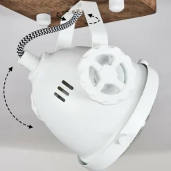 Plafonnier Herford Bois foncé, 1 lumière