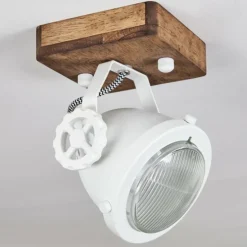 Plafonnier Herford Bois foncé, 1 lumière