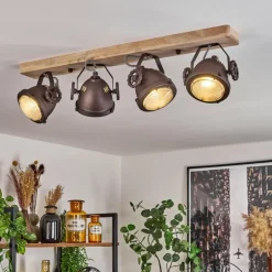 Plafonnier Herford Écru, 4 lumières