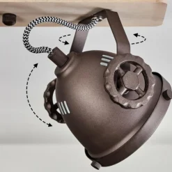 Plafonnier Herford Écru, 4 lumières