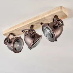 Plafonnier Herford Cuivre, Écru, 3 lumières