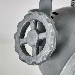 Plafonnier Herford Gris, Bois clair, 2 lumières