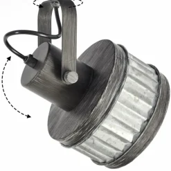 Plafonnier Holsa Noir, 1 lumière