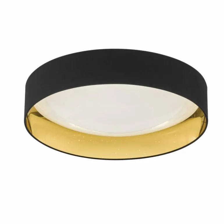Plafonnier Honsel Sete LED Noir, 1 lumière
