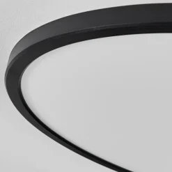 Plafonnier Hooper LED Noir, 1 lumière