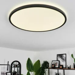 Plafonnier Hooper LED Noir, 1 lumière