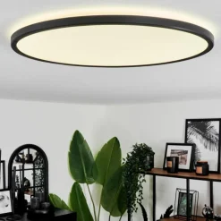 Plafonnier Hooper LED Noir, 1 lumière