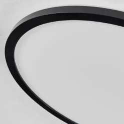 Plafonnier Hooper LED Noir, 1 lumière