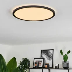 Plafonnier Hooper LED Noir, 1 lumière