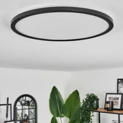 Plafonnier Hooper LED Noir, 1 lumière