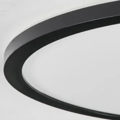 Plafonnier Hooper LED Noir, 1 lumière