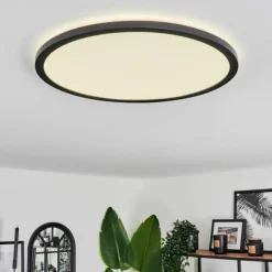 Plafonnier Hooper LED Noir, 1 lumière