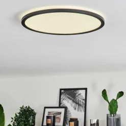 Plafonnier Hooper LED Noir, 1 lumière