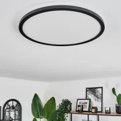 Plafonnier Hooper LED Noir, 1 lumière