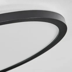 Plafonnier Hooper LED Noir, 1 lumière