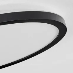 Plafonnier Hooper LED Noir, 1 lumière