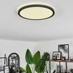 Plafonnier Hooper LED Noir, 1 lumière