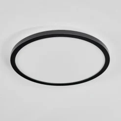 Plafonnier Hooper LED Noir, 1 lumière