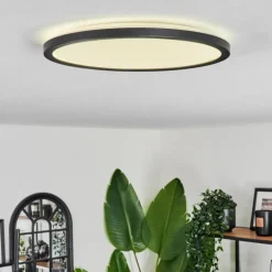 Plafonnier Hooper LED Noir, 1 lumière