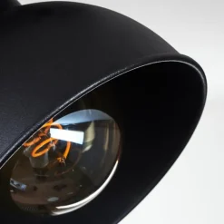 Plafonnier Hora Noir, 3 lumières