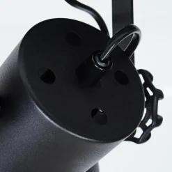 Plafonnier Hora Noir, 2 lumières