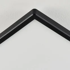 Plafonnier Hortinhas LED Noir, 1 lumière, Télécommandes, Changeur de couleurs