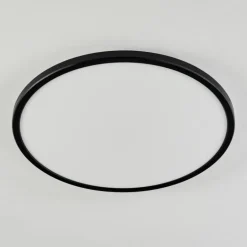 Plafonnier Hortinhas LED Noir, 1 lumière, Télécommandes, Changeur de couleurs