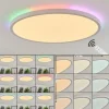 Plafonnier Hortinhas LED Blanc, 1 lumière, Télécommandes, Changeur de couleurs