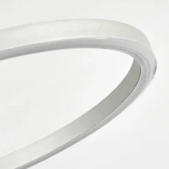 Plafonnier Hosum LED Nickel mat, 1 lumière