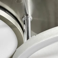 Plafonnier Hosum LED Nickel mat, 1 lumière