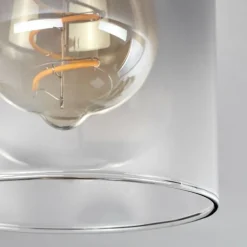 Plafonnier Hunouri Noir, 1 lumière