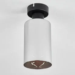 Plafonnier Hunouri Noir, 1 lumière