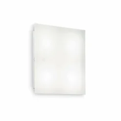 Plafonnier Ideal Lux FLAT Blanc, 4 lumières