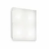 Plafonnier Ideal Lux FLAT Blanc, 4 lumières